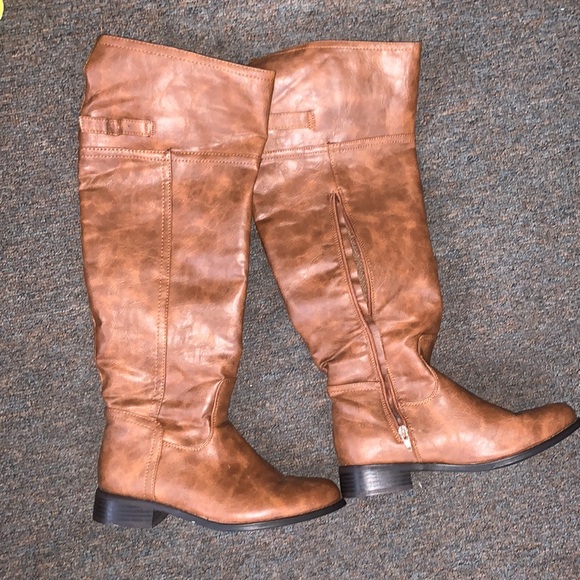Tall leather boots sz 7.5 - Picture 4 of 4